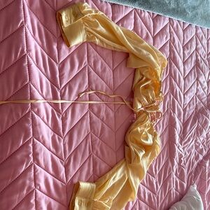 Elegant Yellow Women's Blouse